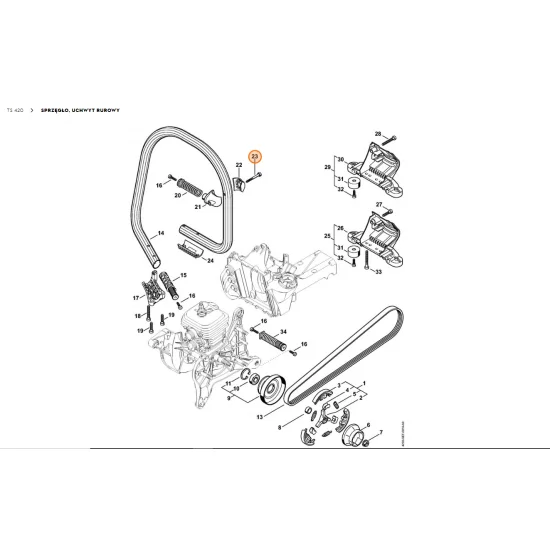 STIHL Śruba z łbem cylindrycznym IS-D5x45 9075 478 4190